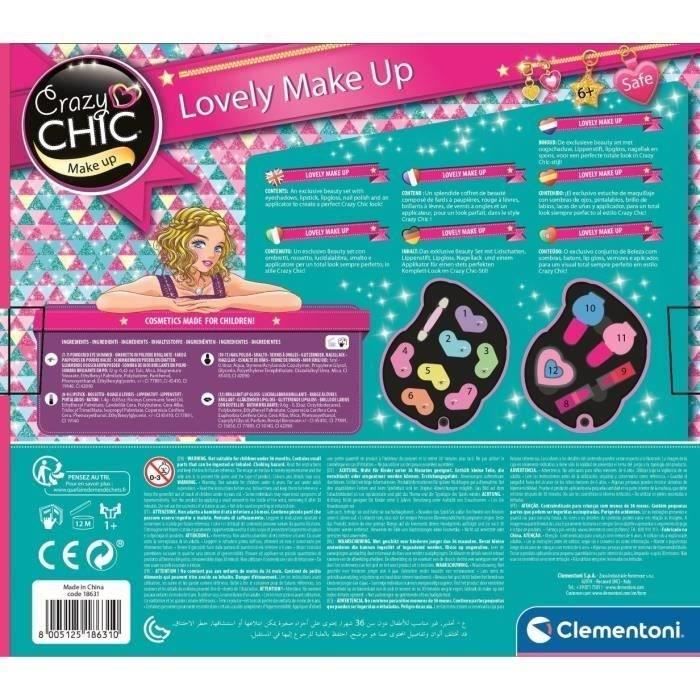 Palette de maquillage Licorne - Crazy Chic Clementoni : King Jouet,  Coiffure & Maquillage Clementoni - Fêtes, déco & mode enfants