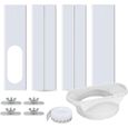 Kit de climatiseur portable pour fenêtre avec coupleur,joint de fenêtre réglable pour climatiseur,kit de ventilation pour tuyau d'éc