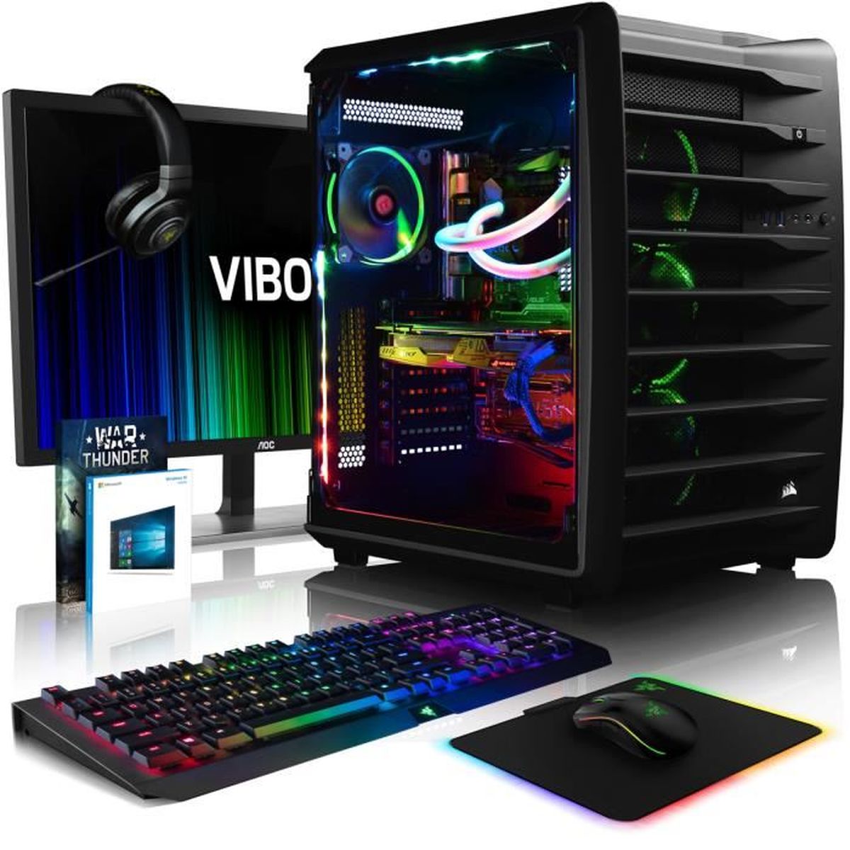  Spectrum GXR780-384 Pack PC Gamer - Intel 10-Core,