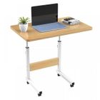 Table D'appoint - MIPAN - Bureau d'ordinateur -Avec Roues - Réglable - Pour Chambre à Coucher, Salon et Chambre d'enfant - Jaune