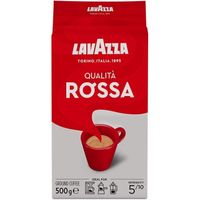 Café lavazza qualita rossa, café moulu, pour préparer cappuccinos et latte macchiato, 500 g