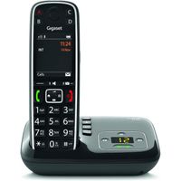 Gigaset E720A - Telephone fixe sans fil avec repondeur integre, larges touches et grand ecran couleur retroeclaires, nombreus