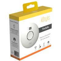 Konyks FireSafe - Détecteur de fumée connecté Wi-Fi, notifications sur Smartphone