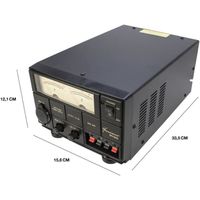 SADELTA SPS-5055 Source d'alimentation commutée 220 V/sortie réglable 10 à 16 volts, ampérage 50 à 55 A.