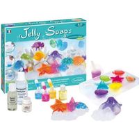 Coffret de fabrication de Jelly Soap Sentosphere - 12 pieuvres, méduses, poissons ou étoiles de mer multicolores