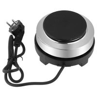 Mini réchaud électrique portable 220V - ZERODIS - Plaque chauffante multifonctionnelle - Noir - 500W