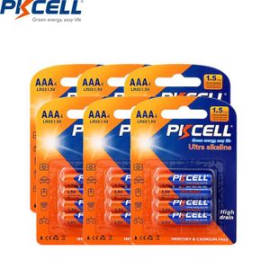 PILES 1,5V-PKCELL Pile alcaline sèche AAA lr03 1.5V, 24 pièces-6 cartes, 24.com E92 AM4 MN2400 MX2400 pilas aaa bro