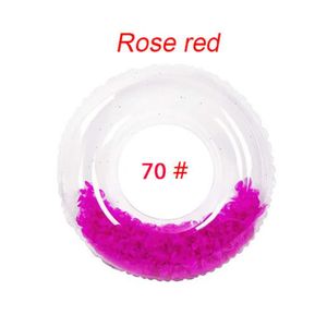 BOUÉE - BRASSARD 70 Rose rouge - Bouée de natation gonflable pour enfant et adulte, anneau de natation en forme de plumes, pou