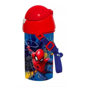 GOURDE Bouteille Spiderman Dark, bouteille de sport 500 m