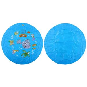 PATAUGEOIRE Chien Spray Pad Kiddie Baby Shallow Pool Sprinkler Game Play Mat Pliable Pet Mat Water Sprinkler Mat Garden for Dog Lawn for Pet