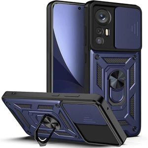 Coque TPU Antichoc Thunder Pour Xiaomi 12 Et 12x - Protection Robust - Noire - Neuf