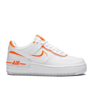 Air force 1 shadow blanche orange - Cdiscount