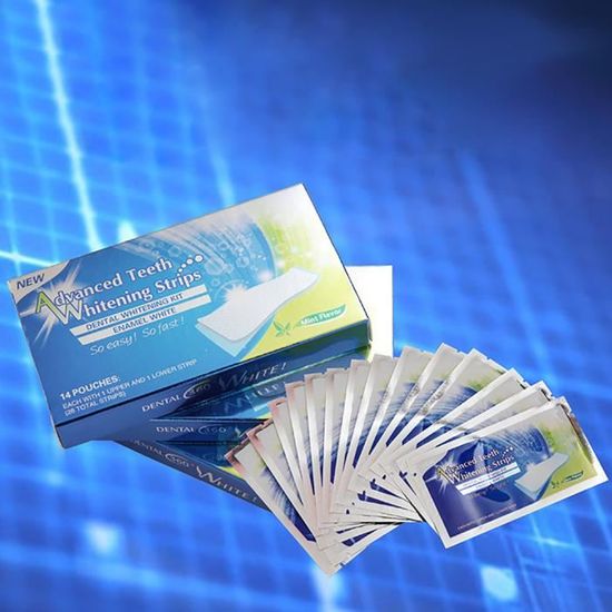 DÉTACHAGE dents avancées bandes blanchissantes Double élastique Gel santé buccodentaire Soin