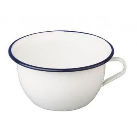 Pot De Chambre Bebe Acier Emaille Vitrifie Pot De Chambre Emaille Dia 24 Cm Cdiscount Bricolage