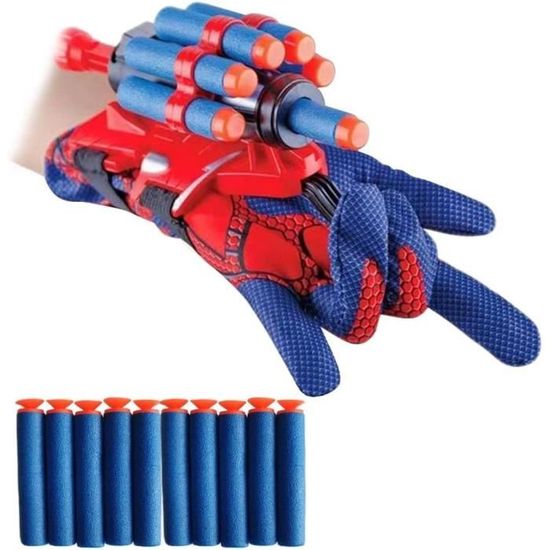 Lot de 2 Gant de Lanceur Spiderman,Gant de Cosplay en Plastique,Jouets de  Poignet Lanceur de héros - Cdiscount Jeux - Jouets