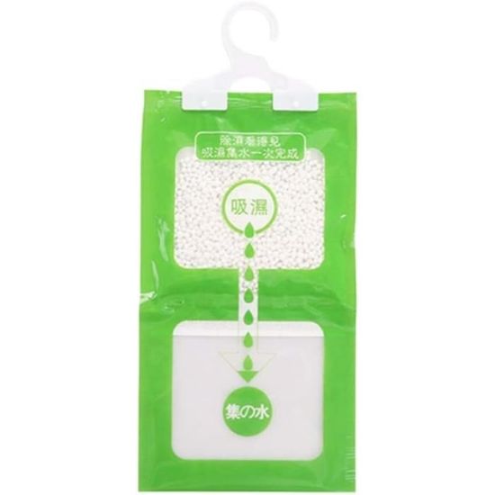 10 Sachets Déshumidificateurs Blancs - Absorbeur D'humidité Pour Armoire, Placard, Salle De Bain - 50 G Chacun - 2
