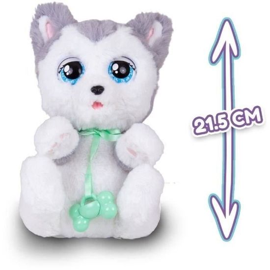 Peluche Baby Paws mon bébé chien, Husky IMC Toys Cdiscount