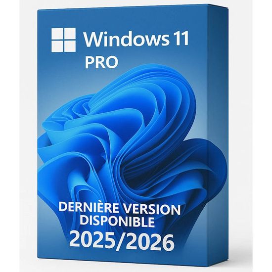 WINDOWS 11 PRO 2 PC  En Téléchargement  Envoi RAPIDE par MAIL