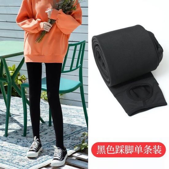 Ugitopi Leggings Thermiques Filles Hiver Épais Doublés Polaire - Coton Chaud Et Confortable
