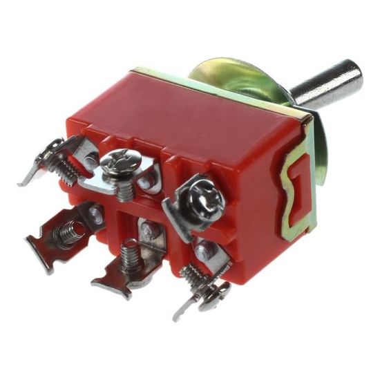 Mini Interrupteur à Bascule ON-ON 3PDT – 9 Broches, 15A/250VAC Ou 10A/380VAC – Pour Voiture, Bateau, Contrôle Industriel