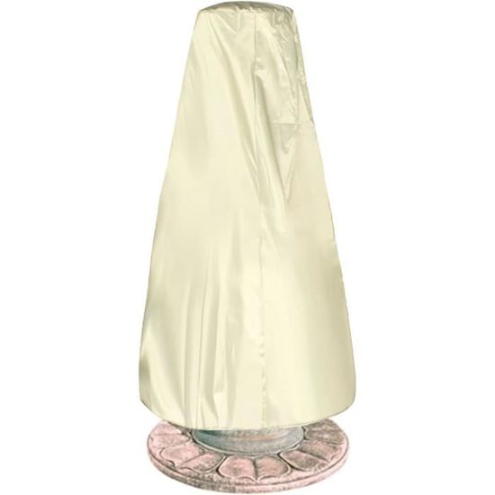 Housse De Protection Pour Fontaine De Jardin - Imperméable, Résistante UV Et Gel, Avec Cordon De Serrage, 91x107 Cm