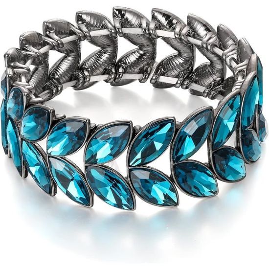 Bracelet Articulé Art Déco Europe De L'Est - Argent Niellé, Dimensions 175x19mm, Pour Poignet Fin