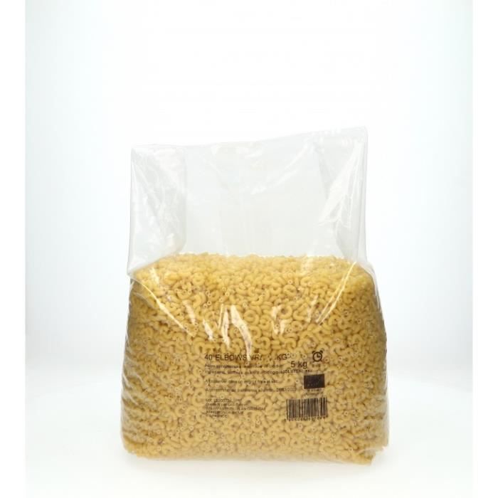 Pâtes italiennes à la farine de blé dur biologique. En format vrac 5kg.