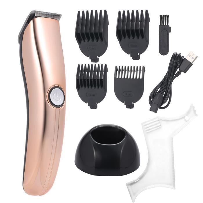 Kit de tondeuse à cheveux de charge USB 3-6-9 - 12mm Guide Peigne Tondeuse à cheveux Stand Barbe Shaping Template & Guide Outliner-1