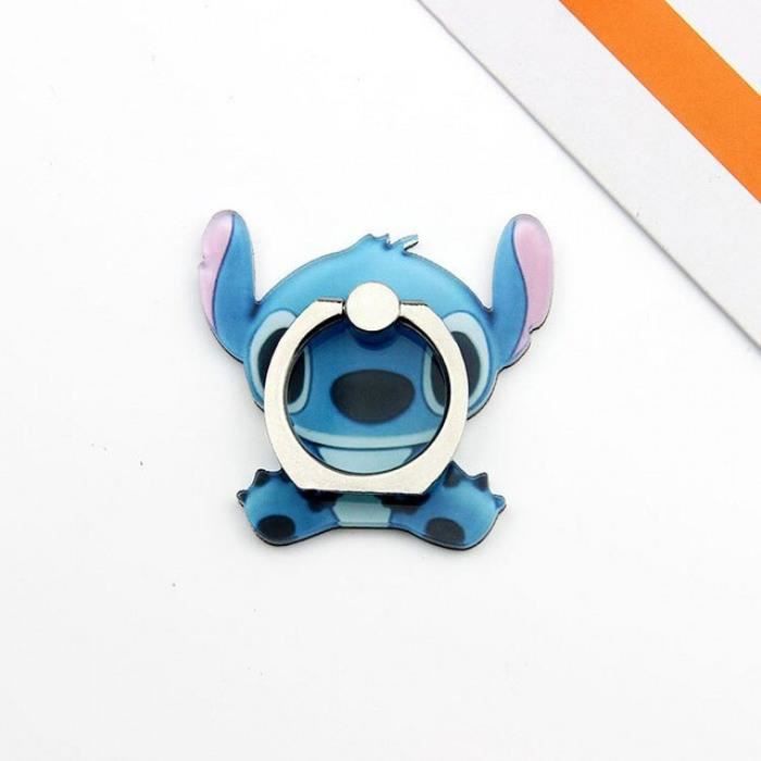 Version Stitch - Support Universel Pour Prise De Téléphone Airbag Extensible Doigt Dessin Animé Mignon Voiture Anneau #77 #95