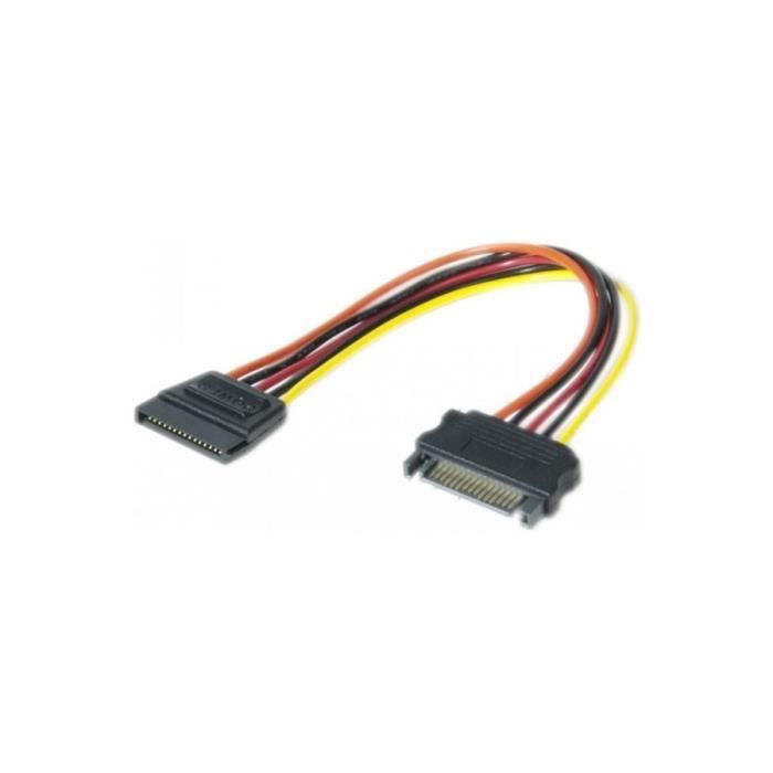 Rallonge d'alimentation SATA de 20 cm