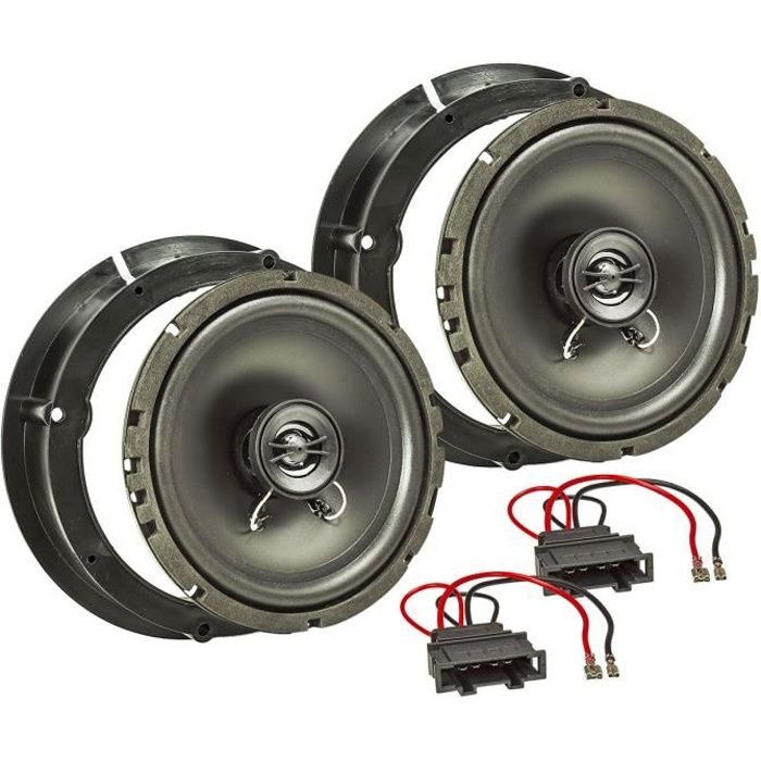 Kit d'installation de haut-parleur pour vw Golf 4 iv Passat 3bg Polo 9n New Beetle 165mm Système coaxial TA16.5-Pro