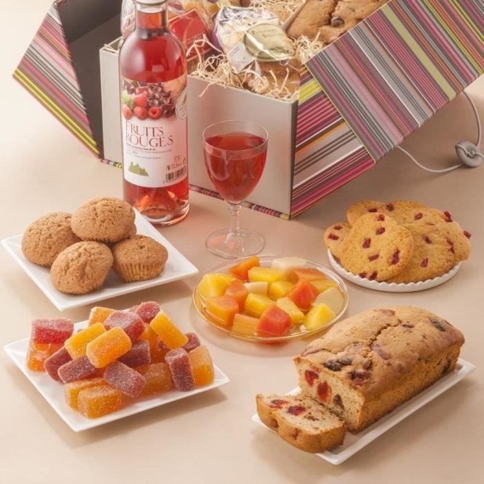 Coffret Cadeau Gourmand - Panier des Douceurs Sucrées Option - Sans coffret - Fabriqué en France
