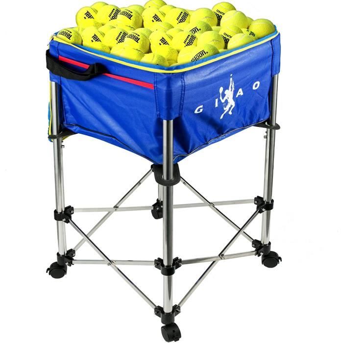 BALLE DE TENNIS Chariot Peacutedagogique Bacs agrave Balles de Tennis de Capaciteacute 160 Sac Balle de Baseball Tennis Chariot10
