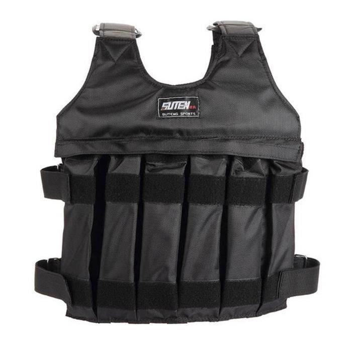1 PC Gilet pondéré En Plein Air Respirant Combat Réglable 1-20 KG Équipement De Formation Vêtements SAC DE FORCE - VESTE LESTEE