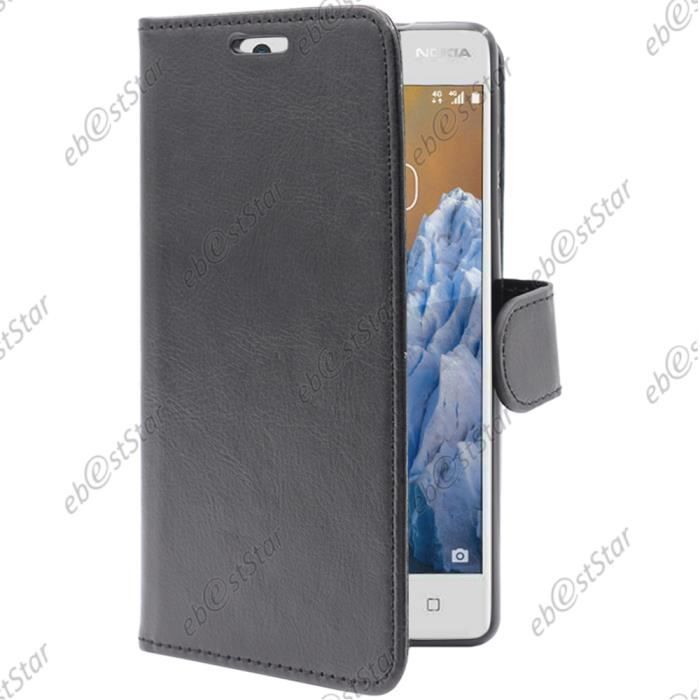 ebestStar ® Etui Portefeuille Protection pour Nokia Nokia 3, Couleur Noir