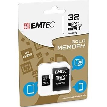 CARTE MEMOIRE 32 GO pour Samsung Galaxy S3 Mini MICRO SD HC + ADAPT SD EMTEC