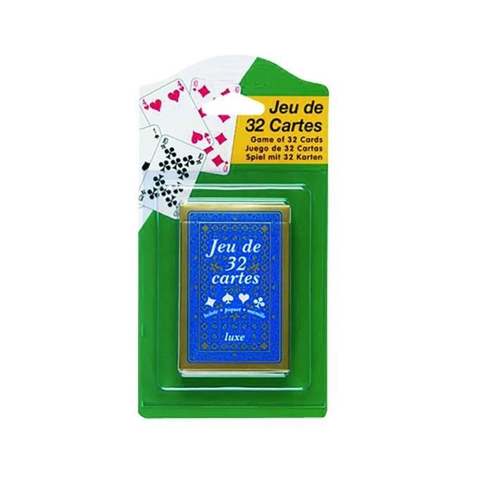 Jeu de 32 Cartes pour Belote