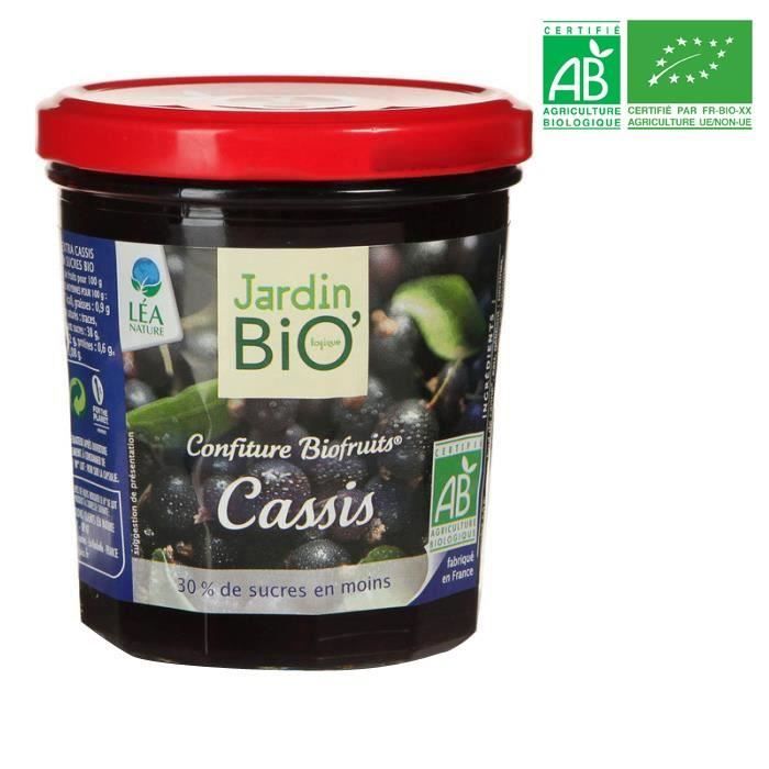 JARDIN BIO Confiture de cassis - 320g