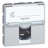 Prise murale RJ45 Cat6 LEGRAND 45X45 UTP