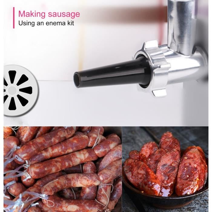 Hachoirs à viande électriques 2800W Hachoir électrique puissant en acier inoxydable rouge