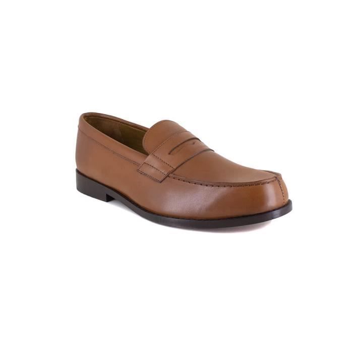 Mocassin Homme J.Bradford Cuir Camel JB-BACCARAT