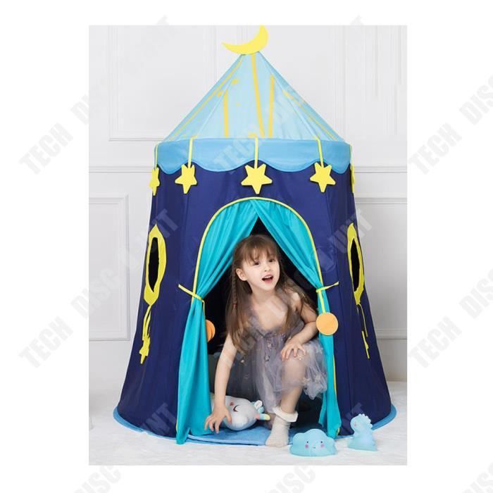 TD® tente étoilées féerique colorées phosphorescente brille dans le noiir artisanal solide pour enfants intérieur extérieur meuble