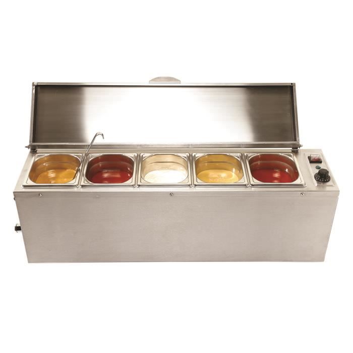 Bain-marie électrique à sauce GN 1-6