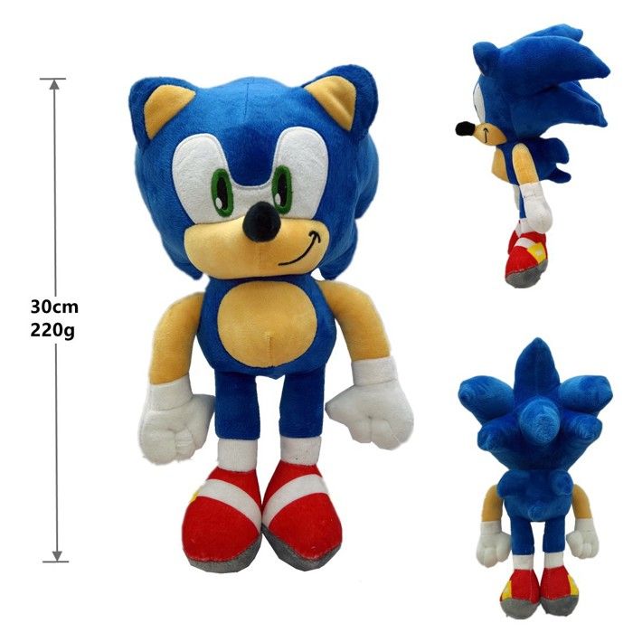 Sonic Jouet Peluche,Sonic Kawaii Poupée,Peluche S-onic Jouet