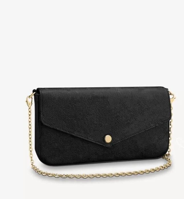 Mini Pochette Chaînée Dorée - Longueur 15,7 Pouces - Pour Sac LV Ou Autre - Style élégant