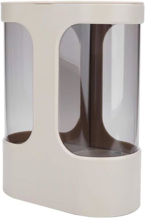 Distributeur De Gobelets En Plastique Noir - Capacité 60-80 Gobelets - Modèle à Tirer Avec Couvercle Anti-Poussière