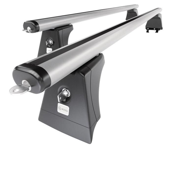 Barres de toit transversales pour Skoda Octavia II 2004-2008 Gris