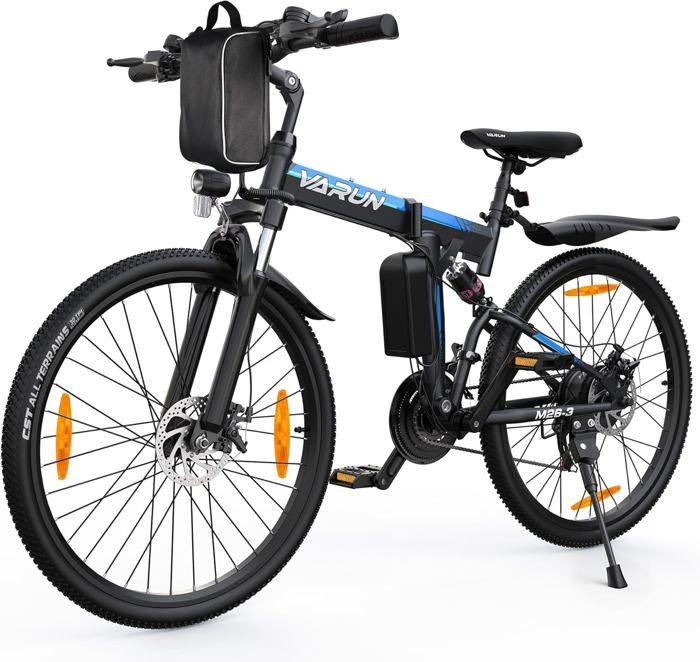 Vélo électrique Adulte VTT Highphoria - Moteur Bafang 48V 250W, Autonomie 100 Km, Pneus 26x4.0, Suspension Hydraulique