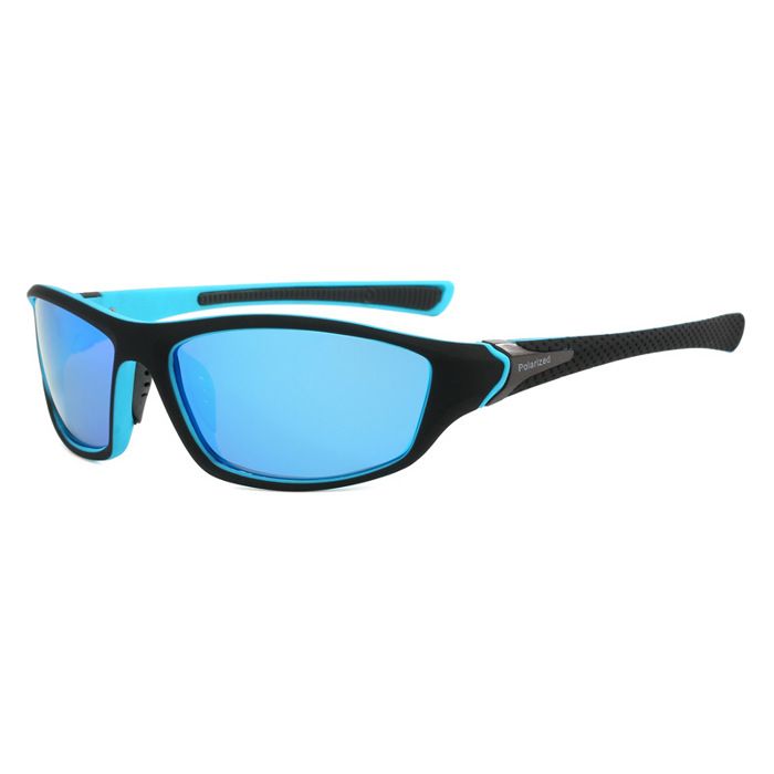 1pcs-Lunettes de cyclisme polarisées colorées lunettes de soleil de sport  coupe-vent et anti-poussière-G