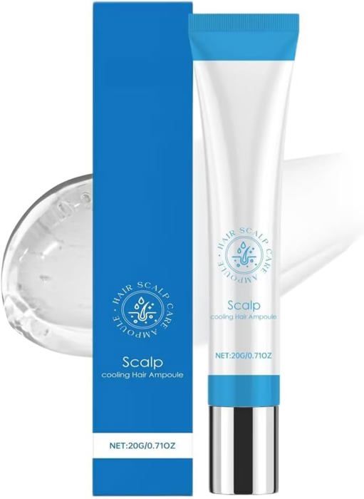 Cooling Hair Ampulle 20 G – Mit Rollerball, Kühlt Kopfhaut, Fördert Haarwachstum, Nicht Fettend – Für Männer & Frauen
